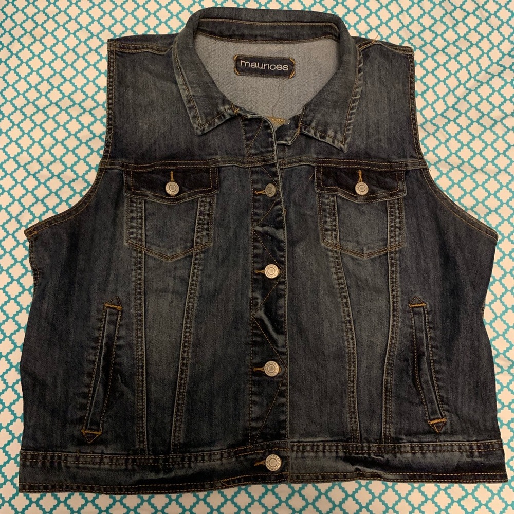 Denim vest